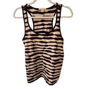 VTG Twentyone Forever 21 Y2K Women's Boho Patch Striped Cotton Blend Tank, M